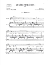 20 Mélodies - CHAUSSON - Partition - Mélodies